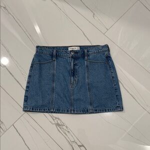 Abercrombie & Fitch Indigo Mini Skirt